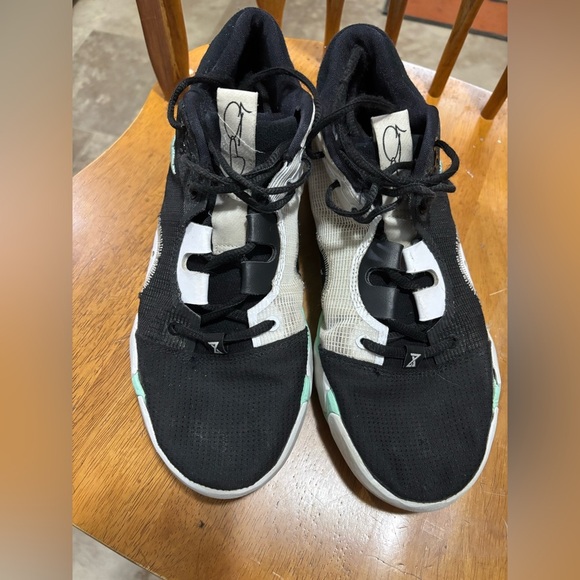 Nike PG 6 Black Mint Foam White Paul George Basketball Sneakers - Picture 1 of 4